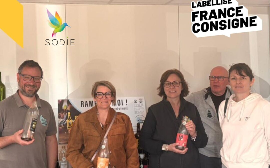 Sodie obtient le label « Engagé pour le réemploi » de France Consigne